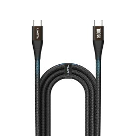 LIMETA 100W USB C to USB Cケーブル (1パック/1.2m) ナイロンタイプC PD充電ケーブル・データケーブル Samsung Galaxy Ultra Note 20, Pixel 4/3 XL, MacBook Air iPad用高速充電ケーブル (1.2m)
