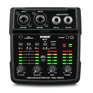 BOMGE M12 I[fBIC^[tF[XA2`l~LT[AXLR/3.5mm}CŃA48VdAPCR[fBO/X^WI/CupTEhJ[h