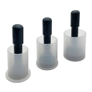 突仏供 仏様ご飯 仏壇ご飯 抜き型 角丸円柱形 (小・中・大 3サイズ)各1個ずつセット