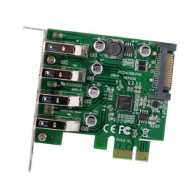 CYカード薄型4ポートPCI-EからUSB 3.0 HUB 5 Gbps PCI Express拡張アダプタまで5 Gbpsマザーボード用