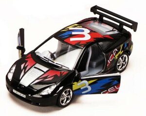 �g���^�E�Z���J ���[�X�d�l Street Fighter Toyota, Black - Kinsmart