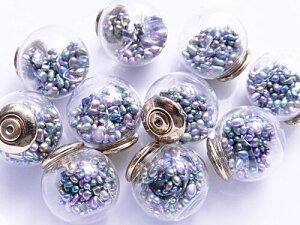 10�� �s�A�X�L���b�` �����b�L �K���X�{�[�� 16mm �~�b�N�X�J���[�X�g�[������ �s�A�X�p �W���G���[ �A�N�Z�T���[�p�[�c Huey ��|�ޗ��̃q���[�C h2666s59