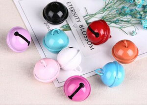 HJ 鈴 すず 犬猫首輪用 ベル おもちゃ おしゃれ飾り 業務用 10個入り (黒)