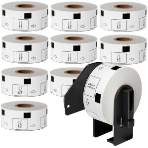 DK-1215 ���ڎ��e�[�v 29mm x 30m DK-1215 DK 1215 ���M�X�e�b�J�[�� �v���J�b�g�Ȃ� �u���U�[ QL-800 QL-820NWB QL-810W 1110NWB�p �u���U�[Brother�ƌ݊����̂��� DK���x�� (���x��10��+�z���_�[1��)