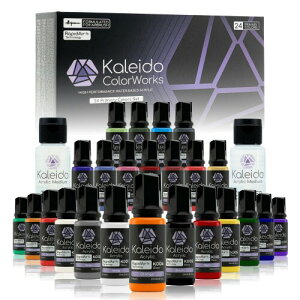 Gaahleri Kaleido Primary 24?Color Set ? �����A�N�����G�A�u���V�h���L�b�g�i�X�P�[�����f���A�K���_���A���J�A�ԁA�~�j�`���A�p�j��ߍς݁A������A�����A�V���i�[���N���[�i�[�t��