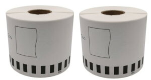 BROTHER xv^ڎe[v() DK-2205 ݊ QL-820 QL-800 QL-720NW QL-700 QL-650TD QL-580N QL-550 QL-1115NWB QL-1050 Ή (62mm×30.48m)DK-22205 DK 2205 (DK-2205(z_[Ȃj, 2)