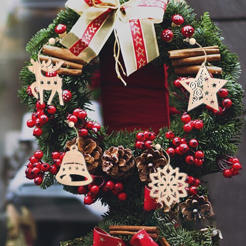 楽天市場】クリスマスツリー オーナメント 木製 北欧 クリスマス