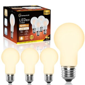 ~jNvgd E17 LEDd dF 40W` 470lm Nvg tBgd S^Cv ȃGl `Ή fMގ{HΉ s 4