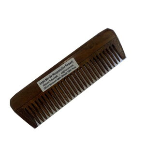 SVATV HANDCRAFTED ROSEWOOD COMB FOR DETANGLING HAIR FOR THICK, CURLY AND WAVY HAIR, NON-STATIC AND ECO-FRIENDLY WITH WIDE TOOTH FOR GROOMING HAIR COMB FOR MEN & WOMEN - (S-42)