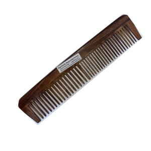 SVATV HANDCRAFTED ROSEWOOD COMB FOR DETANGLING HAIR FOR THICK, CURLY AND WAVY HAIR, NON-STATIC AND ECO-FRIENDLY WITH WIDE TOOTH FOR GROOMING HAIR COMB - (S-79A)