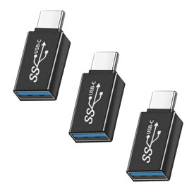 USB Type C (オス) to USB A 3.0 (メス) 変換アダプタ (3個セット)YITONGXXSUN OTG 3.0対応 USB 3.0 高速データ転送変換 タイプc iPhone 11 12Mini Pro Max/MacBook Pro/Air/iPad Pro 2020/Surface/Sony 充電器 に対応