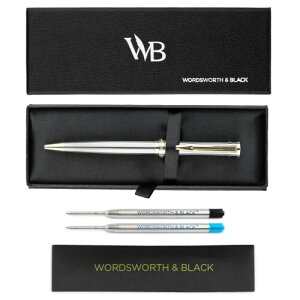 Wordsworth and Black �����{�[���y���Z�b�g - �V���o�[���b�J�[ 24K�S�[���h�d�グ�A���t�B���\�ȍ׎��y����A�j�� & �����ւ̃M�t�g�A�C���N���t�B���A�d���ɍœK�ȑf�G�ȃy��