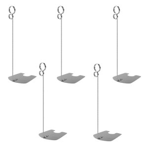 �|�b�v�X�^���h �����O�X�^���h 5�Z�b�g �V���o�[ 20cm �ʐ^���� �v���C�X�J�[�h �X�^���h NYANDELMO ND-0083-R02-SV20cm