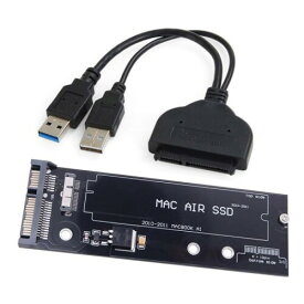 CY USB 3.0 - SATA 22ピン & 12+6ピン SSD PCBディスクドライブケーブル アダプター 2010 2011 MAC Air A1369 A1370 SSDに対応