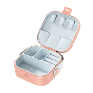 Getrays ミニ ジュエリーボックス と 革ハンドル、女性用 携帯用 小さい 旅行 宝石箱、 防水 ジュエリー収納ケース ために ネックレス 指輪 イヤリング ブレスレット 口紅 化粧品 ギフト箱