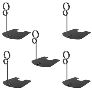 �|�b�v�X�^���h �����O�X�^���h 5�Z�b�g �u���b�N 10cm �ʐ^���� �v���C�X�J�[�h �X�^���h NYANDELMO ND-0083-R02-BK10cm