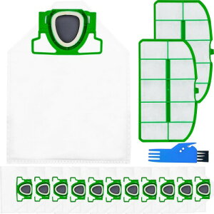 EATBALE ΉVorwerk Kobold VK200 FP200 5 w}CNõN[jO܂̂߂ 12 ̑|@ + 2  HEPA tB^[K \̐otB^[ o܂̎ւ̑|@̕ti