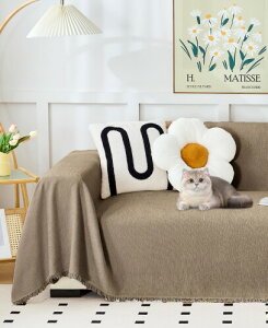 JUUE ソファーカバー 一人掛け マルチカバー ソファー 長方形 北欧風 おしゃれ シェニール 滑り止め マルチカバー ソファー 多機能 汚れ防止 犬猫対策 ベッドカバー カウチ ベッドカバー