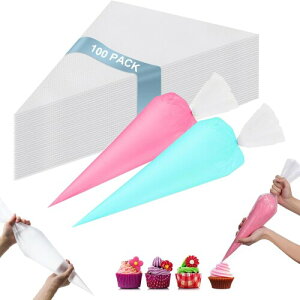 AUTAKI 絞り袋 製菓用?花袋 使い捨て 絞り出し袋 お菓子作り道具 丈夫 生クリーム しぼり袋 業務用 ペストリーバッグ 洋菓子 ドーナツ ホイップ チョコレート シュークリーム ケーキ