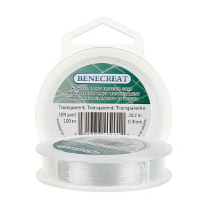 BENECREAT 100m ���a0.3mm �A�N�Z�T���[�� �u���X���b�g�p �i�C������ ���� �B������ �r�[�Y�ʂ� ���|�� ��H�| ����