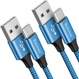 USB Type C ケーブルUSB-A to USB-C 急速充電 ケーブル Baiwwa QC3.0対応 タイプC ケーブル 高速データ転送 コード タイプc Galaxy Note 10 9 8 A21 A22 A32 A30 A41 A51 S10 S9 S8、 Xperia XZ2 XZ3 XZ1、Sense 3/4、LG等その