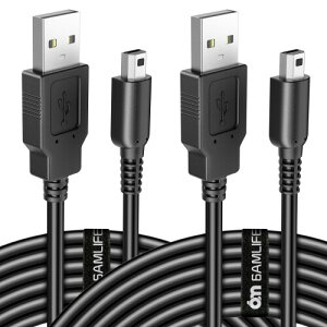 2�{�Z�b�g 6amLifestyle 3DS �[�d�� 3DS USB �[�d�P�[�u�� New3DS/New 2ds LL/New 3DSLL/3DS/3DSLL/2DSDSi/DSi LL���p 1.2M ��