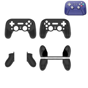 For 8BitDo Pro 3 �P�[�X�����܂܏[�d�\ �h�� �h�o ���h�~ �Փ˖h�~ ���L �_�炩�� 8BitDo Pro 3 Bluetooth �p �V���R���P�[�X�i�u���b�N�j