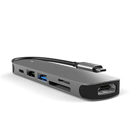 MMOBIEL USB-Cアダプターハブ-6-in-1 USB-CからHDMI 4K、USB-A 3.0、USB-A 2.0およびSD/TFカードリーダー-USBドッキングステーション-MacBook、iPad Air/Pro、データハブデル、HP、サムスン - アルミニウム