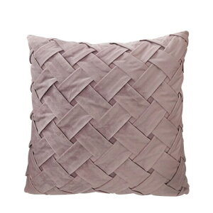 クッションカバー 50x50cm 北欧 織り 抱き枕カバー ベルベット おしゃれ ソファ背当て 装飾枕カバー 座布団カバー (パープル)