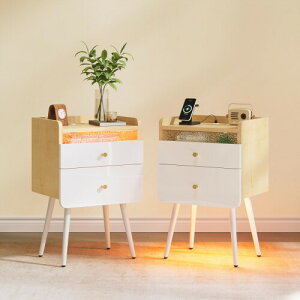 Pinmoco xbhTChe[u TChe[u ot iCge[u 40×s30×64cm USB-A&USB-C|[gt LEDCgt  ]|h~ ؐ xbh \t@ rO (2