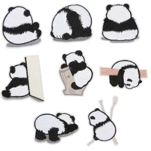 8Pcs hイpb` ACڒ AbvP hJ by  p_  DIY C \t Dt Panda  lCZbg ̎q j̎q l AobOAXq̑
