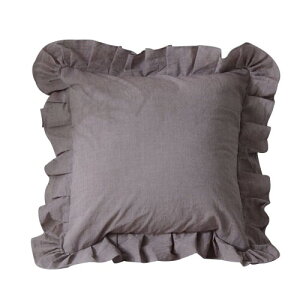 �N�b�V�����J�o�[ 60×60cm ������� �s���[�P�[�X �z���C�g �t�����t�� ������ ���� (�u���E��, 60×60cm)