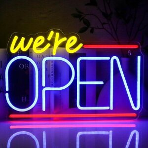 rWlXI[vlITC We are OpenlIŔ 16.5 "x 10.6" LEDTC p[eB[ R[q[ o[ Tpu XgA zeEH[XgX̂߂̒\I[vl