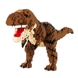 NOOLY ミニ ブロック ブリストルブロック 知覚玩具 恐竜 ダイナソー 6歳以上 KLJM-06 (ティラノサウルス; 1559ピース)
