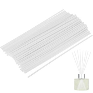 ディフューザー スティック リードスティック 50個入り 長い詰め替え用 大容量 人気 女性 ファッション 男性 繊維素材 長持ち 高級 防カビ 寝室 リビングルーム バスルーム (ホワイト)
