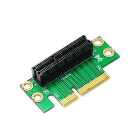 SinLoon PCIE 4X ライザーカード pci express x4 グラフィックボード PCI-エクスプレス テスト X4保護カード PCI-express X4スロット pcie ライザー 90° 直角アダプタライザーカード 1U / 2Uサーバーシャー