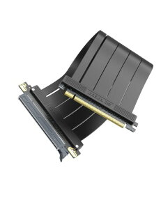 EZDIY-FAB PCIe 5.0 x16 ���C�U�[�P�[�u�� 128GB/s GPU�����p �����}�E���g�Ή� 30cm 180�x - �u���b�N