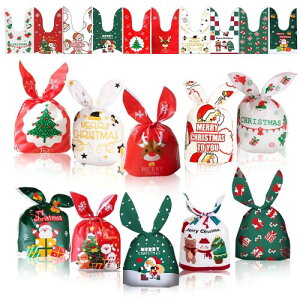 クリスマス 袋 クリスマス ラッピング 袋 クリスマス お菓子 小分け袋 プレゼント うさぎ耳 ギフトバッグ キャンディバッグ クリスマスキャラクター ラッピング用品 可愛い