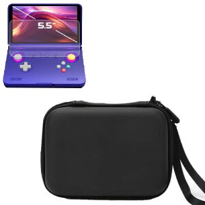 For Retroid Pocket Flip 2 �p�P�[�X+�t�B���� ���[�P�[�X �ϏՌ� �h�� �h�o �h�� �P�[�u���Ȃǂ̃A�N�Z�T�������[�\Retroid Pocket Flip 2�ی�Ή����[�P�[�X(�u���b�N)