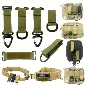 (Cirker) �y�ʃ^�N�e�B�J���o�b�N�� MOLLE�o�b�N�� �o�R �A�E�g�h�A �o�b�N�p�b�N�p �O�p�o���� 360�x��]�J���r�i �����z���_�[ �v�b�V��D���b�N ��]D�����O ��܃N���b�v �����g�� �A�N�Z