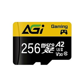 AGI 256GB TF138 MicroSDXC メモリカード A2 U3 V30 4K C10(読み込み・書き込み速度98/70MBs)