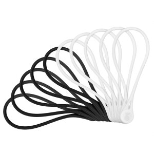 Cable Matters 10 �Z�b�g �V���R�[�����C�P�[�u���^�C�i��×5�A��×5�j�R�[�h�����p ���C�I�[�K�i�C�U�[/���C�W�b�v�l�N�^�C �_��