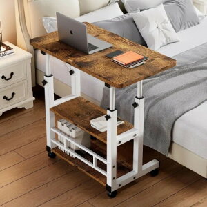 Eternal Wings �x�b�h�T�C�h �� pc�f�X�N �p�\ �R���f�X�N �ā[�Ԃ� ��Ƒ� �������� �~�j�e�[�u�� �L���X�^�[ �׋��� �d�� ���p�x�b�h �g���ȒP ��60cm×���s40cm×60-85cm (American�J�[�{�����[