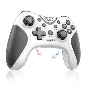 Switch �R���g���[���[ 2025�A�b�v�O���[�h Switch2 �R���g���[���[ Sungale �X�C�b�` �v���R�� �����A��/�A�˃z�[���h �w�ʃ{�^���t�� �}�N���@�\ Bluetooth5.0�ڑ� 6���W���C���Z���T�[ 10���ԘA
