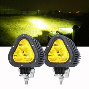 Chelhead 60W LED��Ɠ� �C�G���[ ���P�x 12V/24V���p �h���h�o�h�U IP68 �I�[�g�o�C/�t�H�[�N���t�g�p 2�Z�b�g (���[�N���C�g/�W����/�O�Ɠ�/�t�H�O�����v���p) ��t�ȒP �������݌v