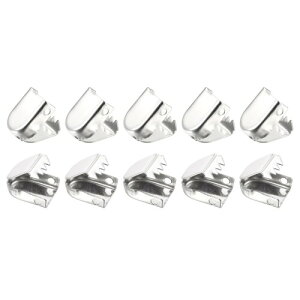 DTGN 10mmx7mm�i�cx���j�V���[���[�X�G���h�N���b�v 30���� �قȂ�C�ɓK�p �X�e�����X�X�`�[���� �L�k���V���[���[�X�N���b�v ���� ����V���o�[