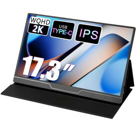 Acouto P17 Pro, 2K モバイルモニター 17.3インチ 超薄型 超軽量 疲れ目軽減/青色光源を低減 モバイルディスプレイ スイッチ用 USB Type-C/HDMIPS5/XBOX/Switch/PC/Macスマホなど対応