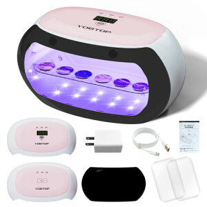 YOBTOP UV���C�g ���W���p 60W ���ʏƎ� 56��LED���� UV�Ռ��t�� 4�i�K���Ԓ��� (60�b�E180�b�E300�b�E600�b) ���O���J�b�g uv�����v UV�J�b�g ���͍d�����C�g ���W���d�� �W�F���l�C�� DIY�N���t