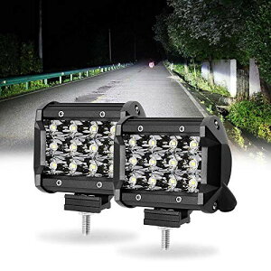 Largoods LEDƓ 4C` [NCg 36W LEDCg tHOv zCg 6500k IP67hho p w݌v Px  ȃGl oCN/SUV/ATV/gbN/z@B/Ǝ 2Zbg