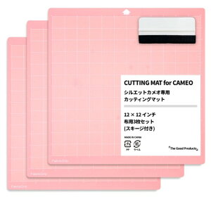 �V���G�b�g�J���I Silhouette CAMEO 5/4/3/2/1 ��p �J�b�e�B���O�䎆 �}�b�g �V�[�g 12?12�C���` �t�@�u���b�N �z�p�S�� 3���Z�b�g ��p�X�L�[�W/�w���t�� - The Good Products